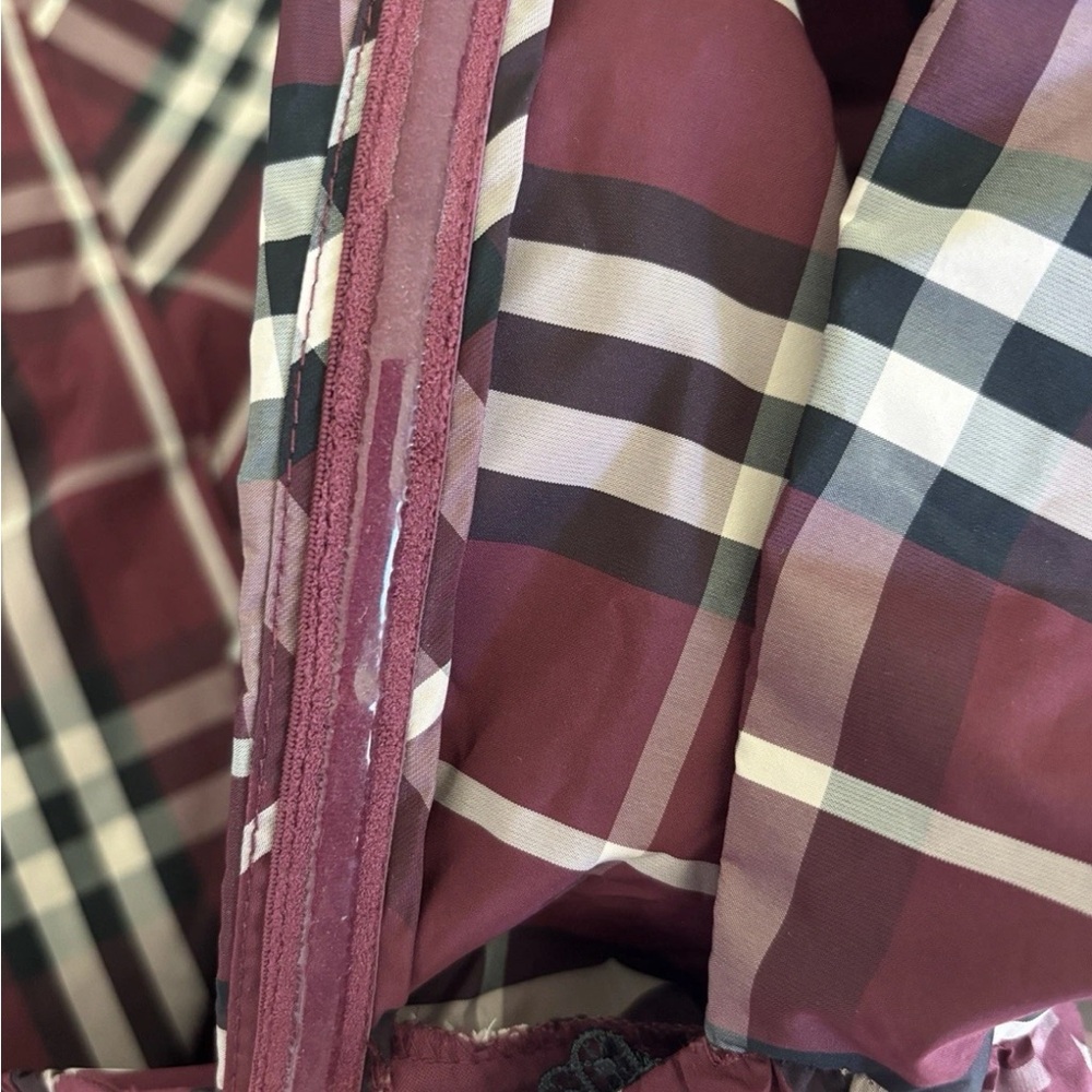 NWT Anthropologie Maeve Red Tartan Plaid Puff‎ Sleeve Mini Dress Size L - Picture 8 of 9